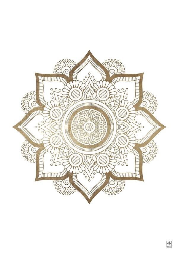 Złota mandala