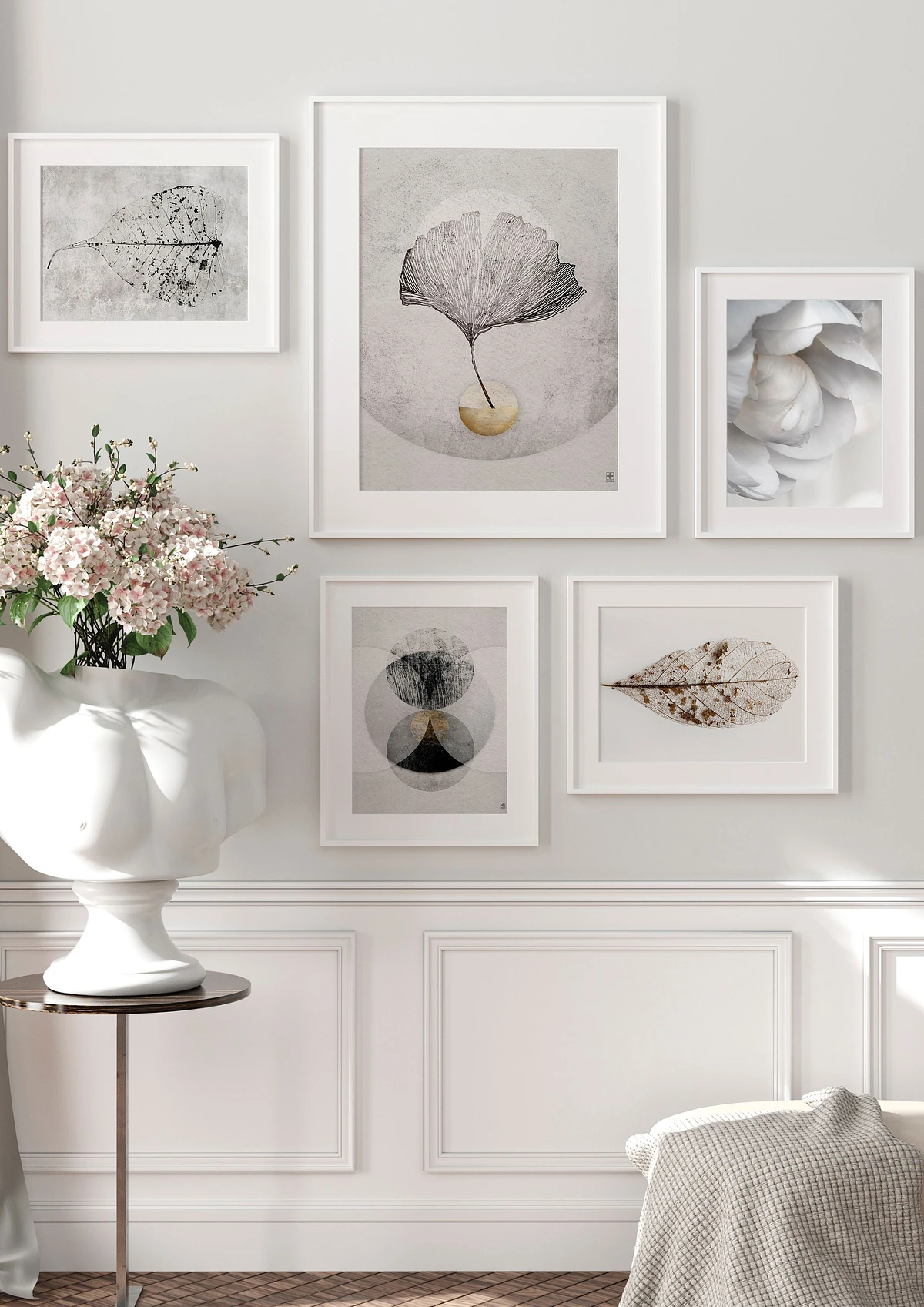 Romans szarości ze złotem