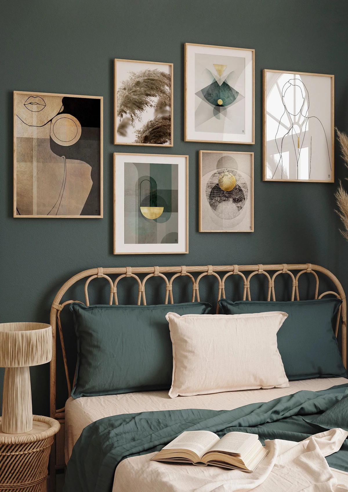 Zmysłowe złoto i turkus