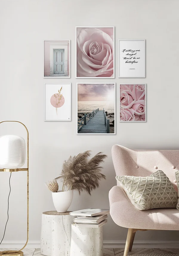 Różowy spokój (Zestaw 6 plakatów)